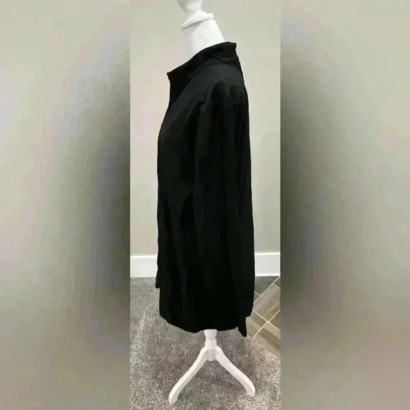 Eileen Fisher system lightweight black jacket size large - Picture 2 of 6